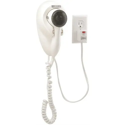 HAMILTON BEACH 8301 1500-Watt Hair Dryer in White