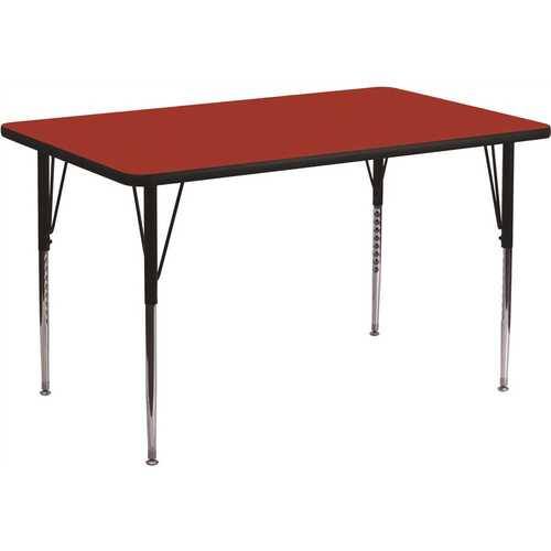 Flash Furniture XUA2448RECREDTA Red Kids Table