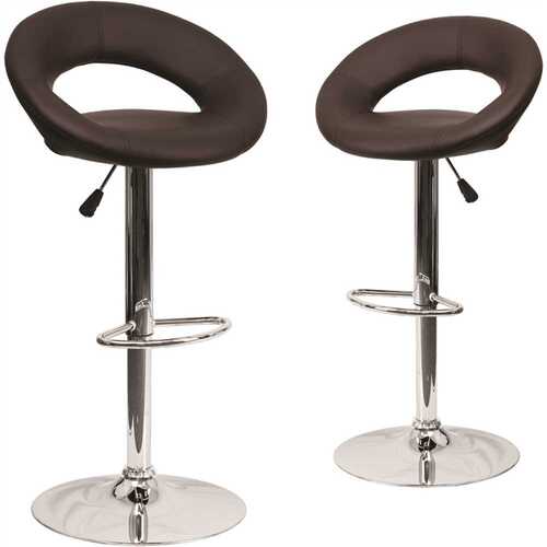 32.75 in. Brown Bar stool Color/Finish Family