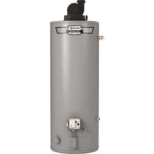 50-Gallon Power Vent With Side Taps Natural Gas Water Heater