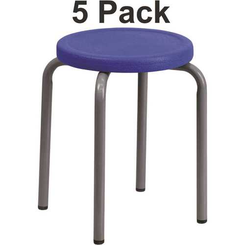 Blue Stackable Stools