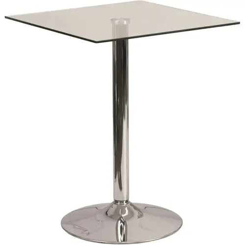 Clear/Chrome Dining Table