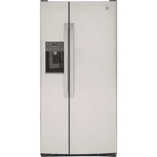 23.0 cu. ft. Side by Side Refrigerator in Fingerprint Resistant Stainless Steel, Standard Depth, ENERGY STAR