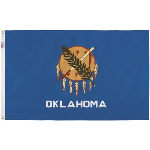 3 ft. x 5 ft. Nylon Oklahoma State Flag