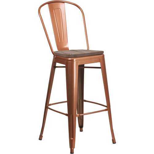 30 in. Copper Bar Stool