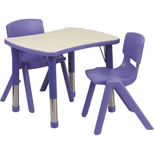 Blue Table and Chair Set