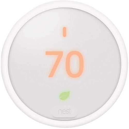 Thermostat E Smart Wi-Fi Programmable Thermostat White