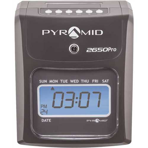 Pyramid Time Systems 2650 Auto Aligning Employee Time Clock