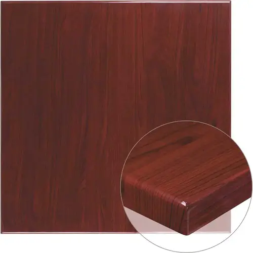 Mahogany Table Top Brown