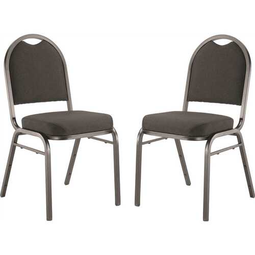 National Public Seating 9260-BT/2 9200-Series Ebony Black Seat/Black Sandtex Frame Premium Fabric Upholstered Stack Chair