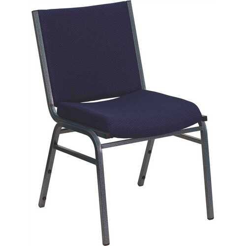 Fabric Stackable Chair in Navy Blue