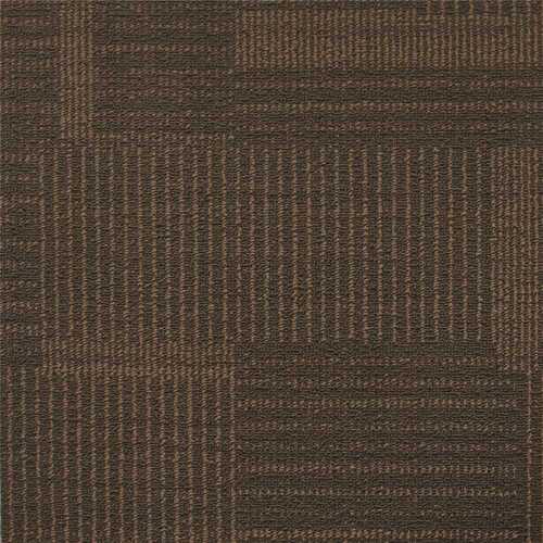 KRAUSE INDUSTRIES INC. 707102 EuroTile Windsor Terrace Agate Loop 19.7 in. x 19.7 in. Carpet Tile (20 Tiles/Case)