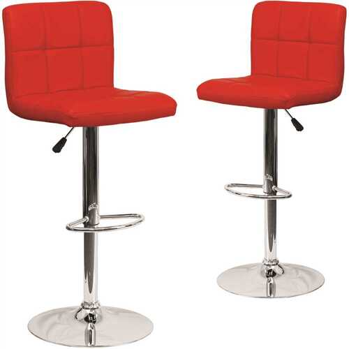 45.5 in. Red Bar Stool Color/Finish Family