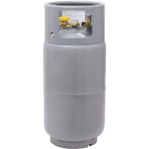 33.5 lbs. Forklift Propane Tank Cylinder LP with Gauge and Fill Valve - Steel