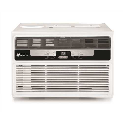 Seasons SW12R1 12,000 BTU 115-Volt Window Air Conditioner Cool Only for 550 sq ft in White