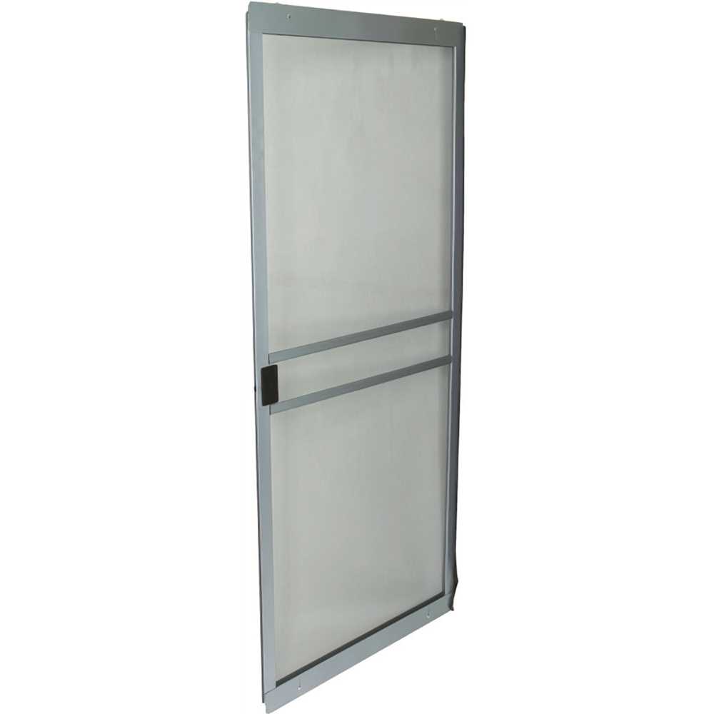 US Lock SCRE48GRAY 48" x 78-80" Sliding Screen Door Gray