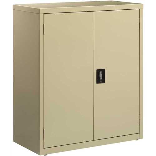36 in. W x 42 in. H x 18 in. D 5-Shelves Steel Storage Cabinet in Putty