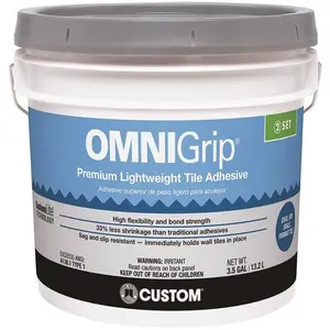 Custom Building Products OmniGrip 3.5 Gal. (14 qt.) Premium Lightweight Adhesive for Tile and Stone