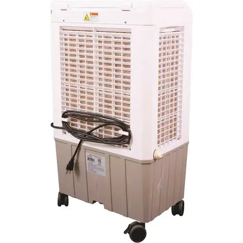 Hessaire MC26A-B 2,100 CFM 3-Speed Portable Evaporative Cooler (Swamp Cooler) for 700 sq. ft Gray