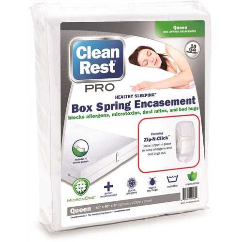 Pro Box Spring Encasement Polyester Queen Mattress Cover (Retail)