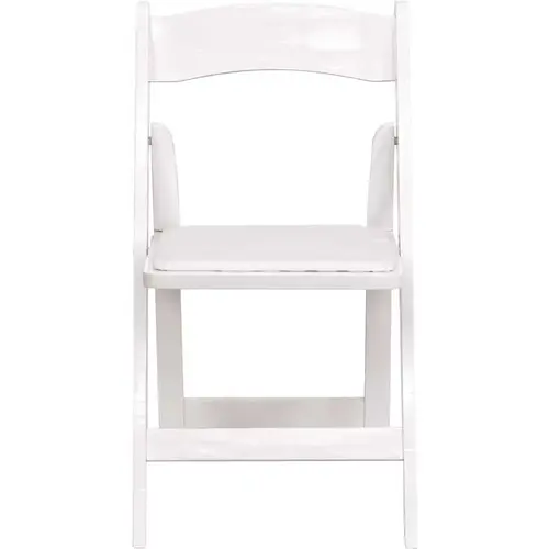 White Wood Folding Chair