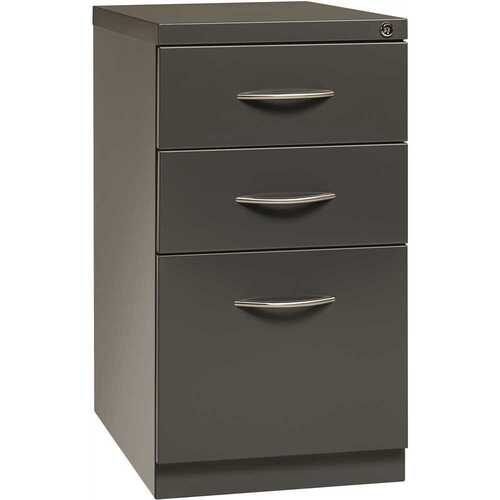 23 in. D Charcoal Mobile Pedestal with Arch Pull