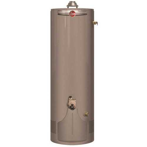 Rheem PROG29-30U RH63 EC1-1 29 gal. 30,000 BTU Pro Classic Tall Ultra Low Nox Residential Natural Gas Water Heater, Side T&P Relief Valve Gray