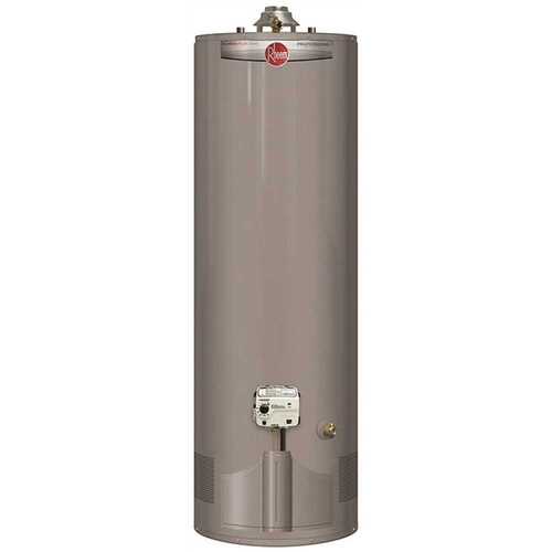 Rheem PROG50-38U RH60 EC1 TT1 Professional Classic Ultra Low NOx 50 Gal. Tall 6-Year Natural Gas Tank Water Heater with Top T and P Valve Gray