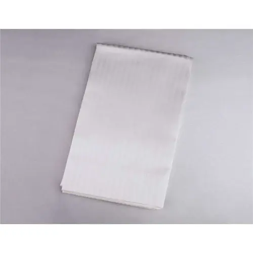 T250 King Fitted Sheets, 78 in. x 80 in. x 15 in., White with Tone on Tone Sateen Stripes - pack of 12