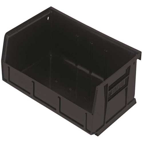 QUANTUM STORAGE SYSTEMS QUS236BK Ultra Series 1.0 Gal. Hang Storage Tote and Stack in Black