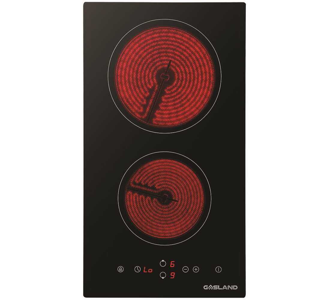 GASLAND Chef CH30BF 12 in. Electric Stove Ceramic Surface Radiant Cooktop in Black with 2 Elements Buy Now