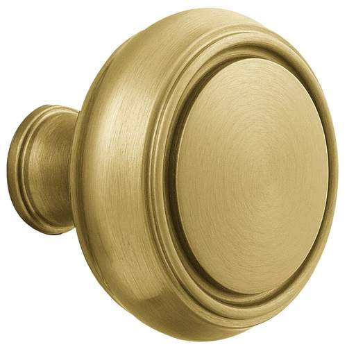 Single 5068 Knob Less Rose Satin Brass With Brown Finish