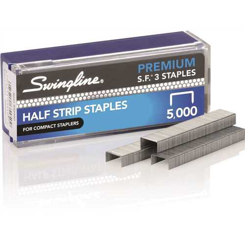 S.F. 3 Premium Chisel Point Staples, Silver