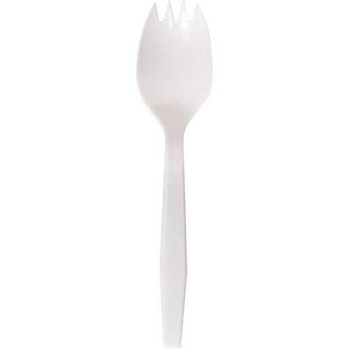 Primesource Building Products 75002483 Medium Weight White Polypropylene Spork Wrapped
