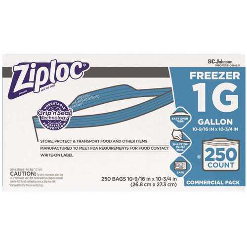 S.C. JOHNSON CONSUMER 364937 Ziploc Brand Seal Top Freezer Bags Gallon