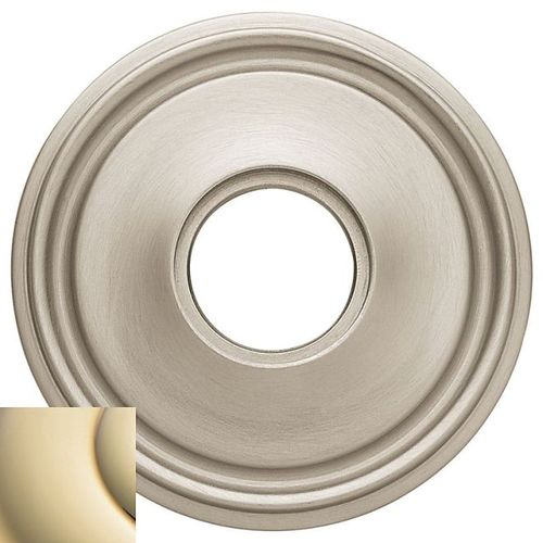 Dummy Pair 2-5/8" Grooved Rose Lifetime Brass Finish