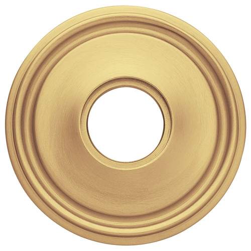 Single 2-5/8" Grooved Privacy Rose Vintage Brass Finish