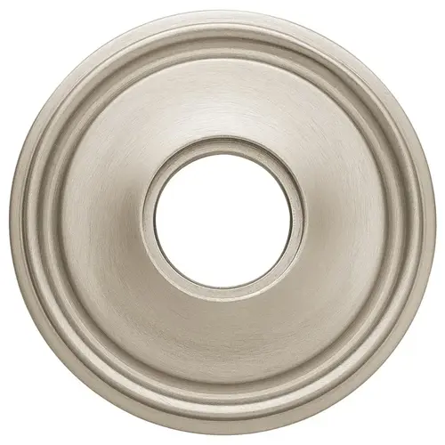 2-5/8" Grooved Privacy Rose Lifetime Satin Nickel Finish Pair