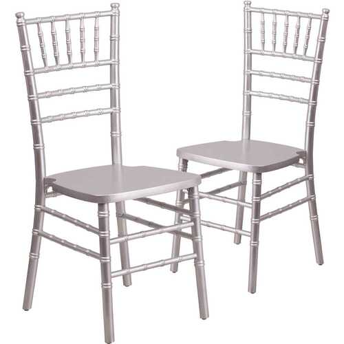 Silver Wood Chiavari Chairs