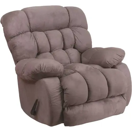 Softsuede Graphite Fabric Recliner