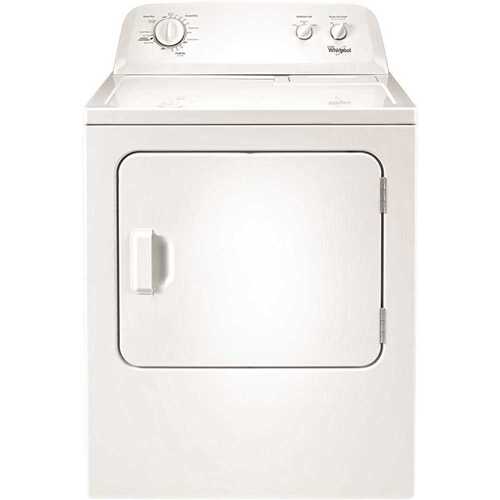 7.0 cu. ft. 120-Volt Gas Vented Dryer with AutoDry in White