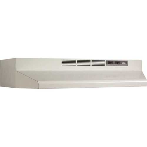 F40000 30 in. 230 Max Blower CFM Convertible Under-Cabinet Range Hood with Light in White