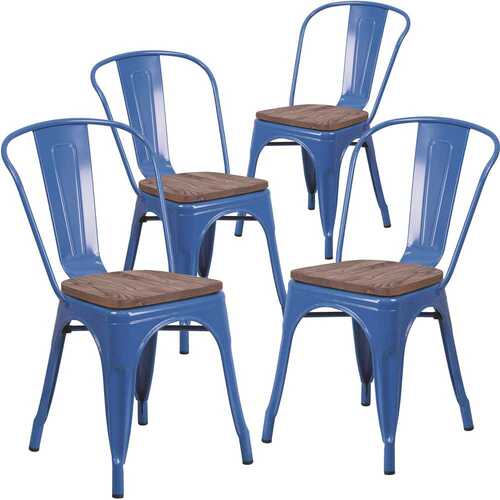 Blue Restaurant Chairs