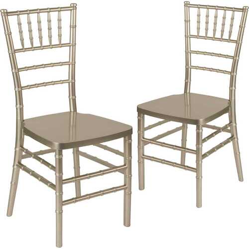 Champagne Resin Chiavari Chairs