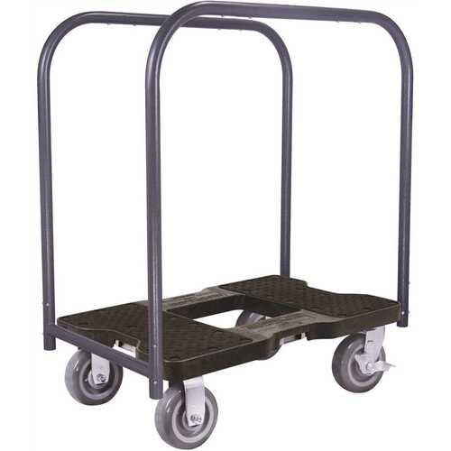 1,800 lbs. Capacity Super-Duty Professional Metal Panel Cart Dolly in Black