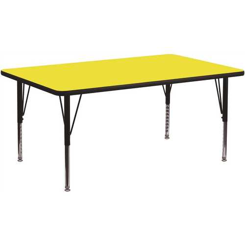 Carnegy Avenue CGA-XU-5694-YE-HD Yellow Activity Table