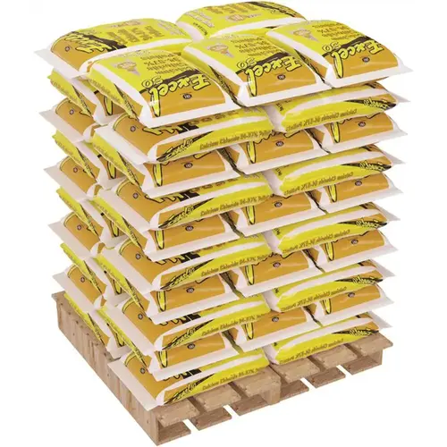 Excel 50B-CCP-1PALLET 50 lbs. Calcium Chloride Pellet Ice Melt