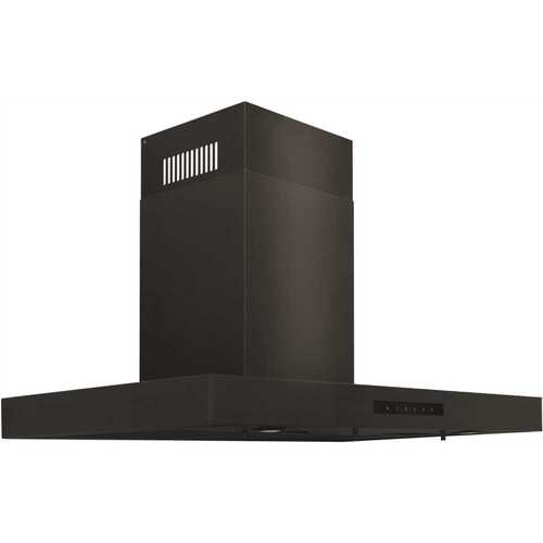 ZLINE Kitchen and Bath BSKEN-30 30 in. 400 CFM Ducted Vent Wall Mount Range Hood in Black Stainless Steel
