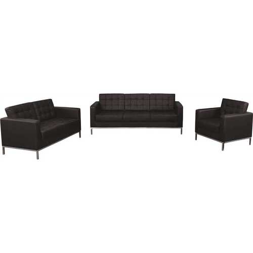 Carnegy Avenue CGA-ZB-5109-BL-HD Black Living Room Sets