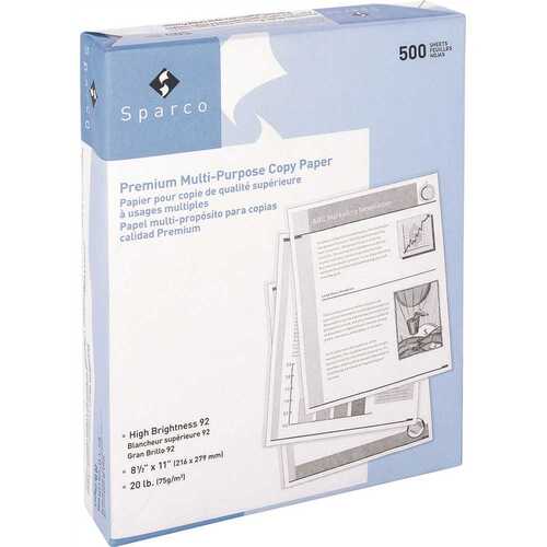 Sparco SPR06120CT 8.5 in. x 11 in. Copy Paper